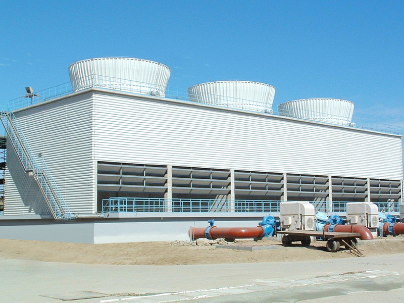 Square fiberglass cooling tower