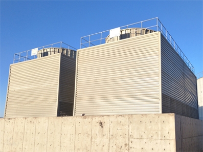 Concrete structure cooling tower