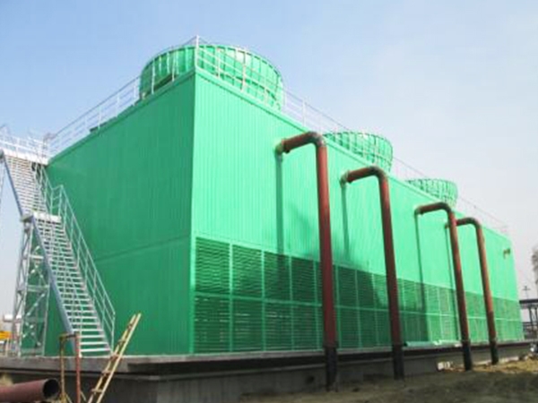 Square counter current cooling tower