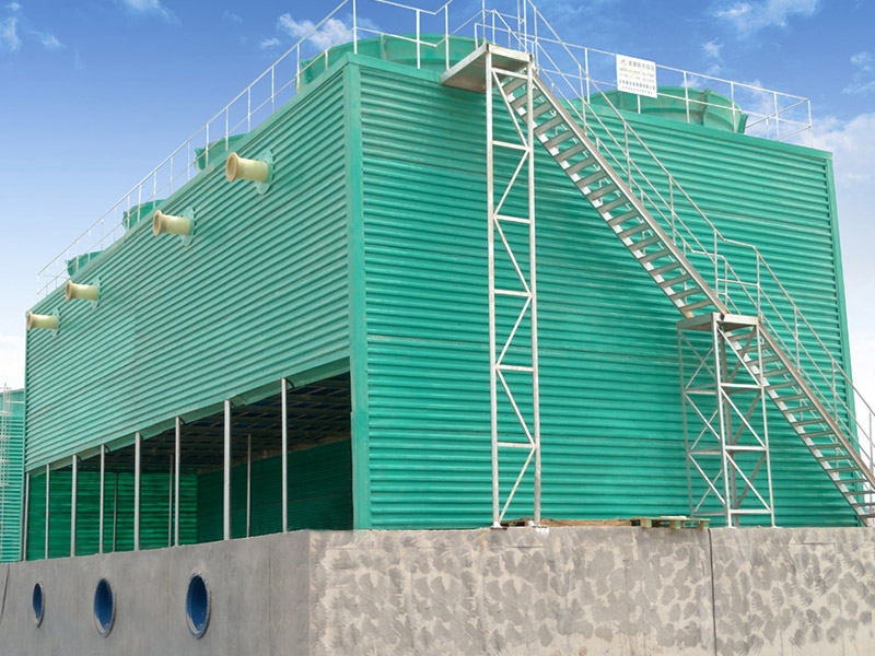Square counter current cooling tower