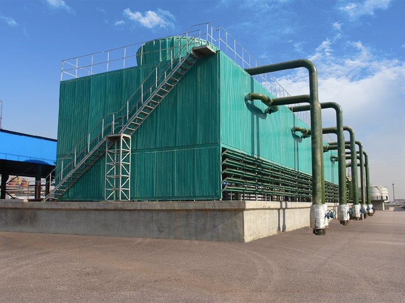 Square fiberglass cooling tower