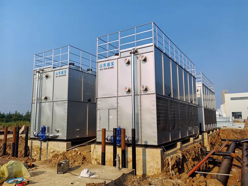 Closed loop cooling tower