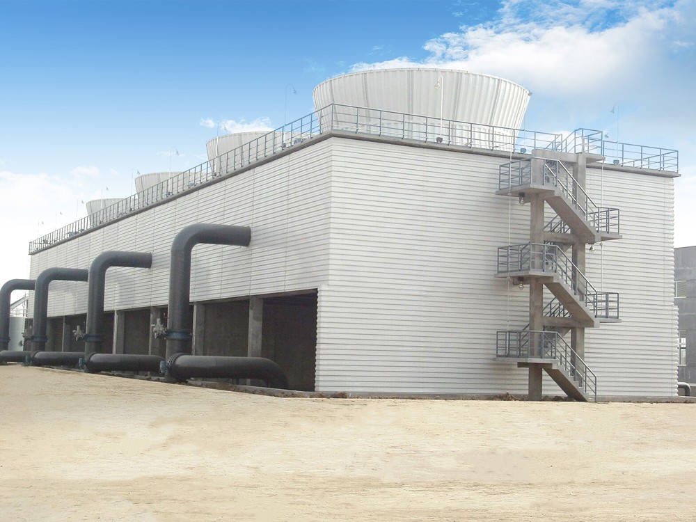 Concrete structure cooling tower